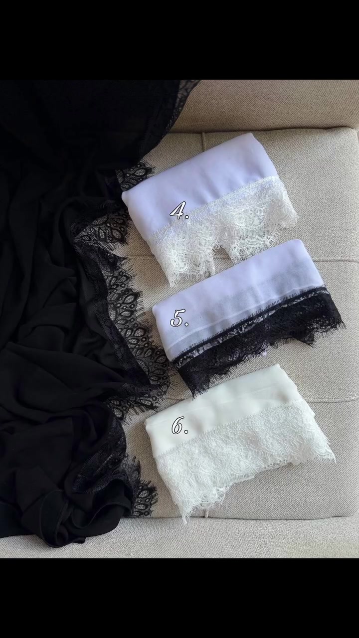 شال جرجيت من حجابات التميمي مميز بطرف دانتيل راقي يضيف لمسة أنثوية ومرتبة لطلّتج اليومية والمناسبات 🪽🤍.

سعر الدرزن بـ 50 الف دينار عراقي 
للاستفسار 
***********
***********
***********
#حجابات_التميمي #العراق #حجابات_تركية #بغداد #اكسبلور

