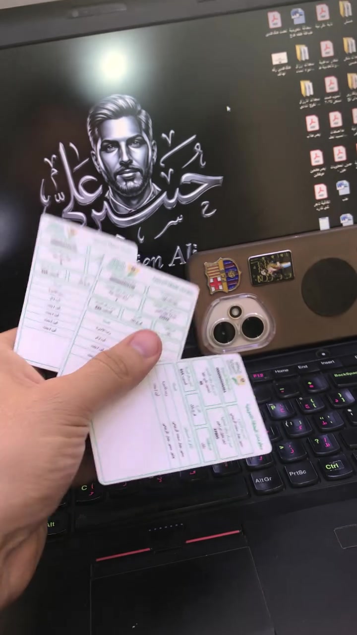 📢 الآن نوفر خدمة استنساخ البطاقة التموينية (عظم عاج)
إذا كانت بطاقتك موجودة على الموبايل أو تعرضت للتلف أو الفقدان، نوفر لك استنساخها على بطاقة عظم عاج بجودة عالية جداً، مع طباعة جميع بيانات البطاقة ومعلومات أفراد العائلة بشكل واضح ودقيق.
✅ خامة عظم عاج فاخرة
✅ طباعة احترافية وثابتة
✅ وضوح عالي ومظهر أنيق
✅ إنجاز سريع

📍 العنوان : مكتبة الجوهرة 
بابل / المسيب / شارع المكتبات / مقابل دكتور مشتاق طالب
📞 للاستفسار: ***********
