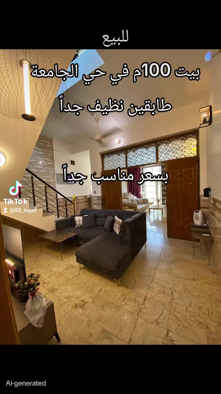 #للبيع 
#بيت 100م في حي الجامعة 
طابقين نظيف جداً 

منطقة ال28 

#بسعر_مناسب_جداً

للتواصل على الواتساب او الأتصال
 ***********
أو ***********

او زيارة مكتبنا الكائن في حي الغدير
 مقابل مأكولات سنونو
 فرع مستشفى بغداد الأهلي
 مجاور مخبز الشهد 
 مكتب محمود للعقار 🏠

#بيع #شراء #دار #مودرن #بناية #عرصة #عمارة
#منازل_عصرية 
#العراق 
#النجف
#عقارات 
#مكتب_محمود_للعقار🏠

