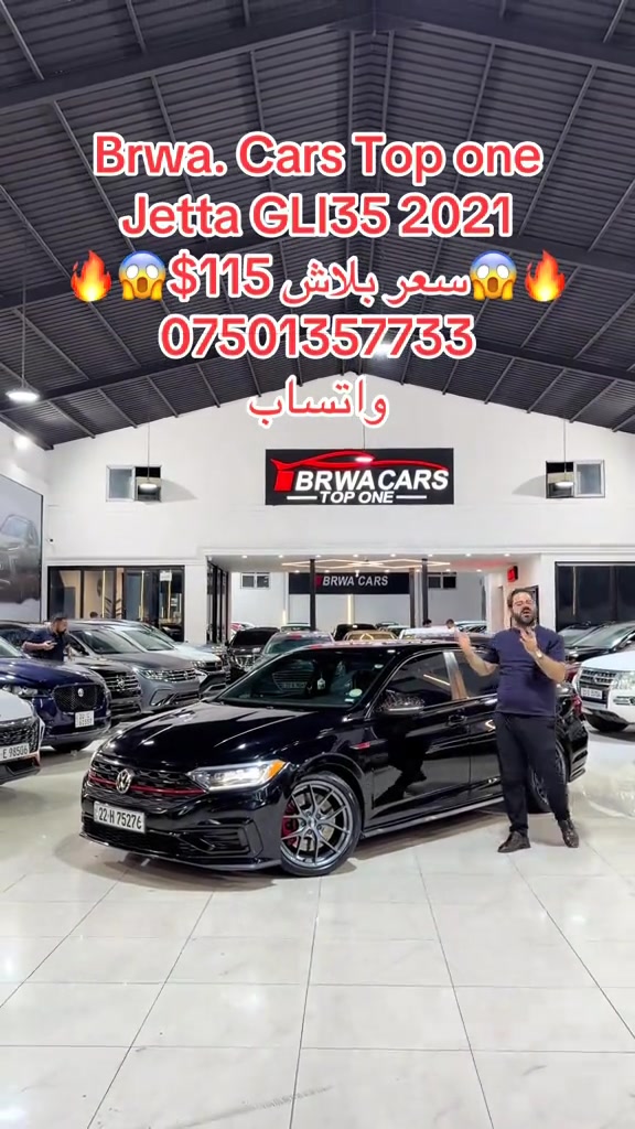 #موصل ##بغداد #سليمانية_العراق #بصر #دهوك 

نص مكتوب في الصور:
- Brwa. Cars Top one Jetta GLI35 2021 🔥😱 سعر بلاش 115$ 😱🔥 *********** واتساب