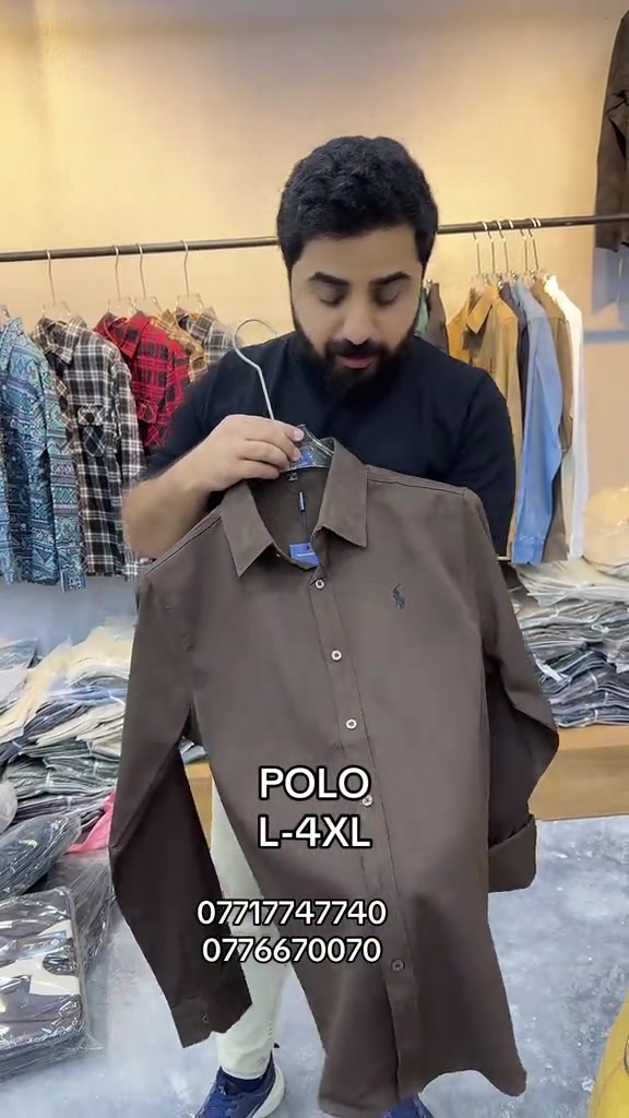 قميص بولو • مقاسات L-4XL