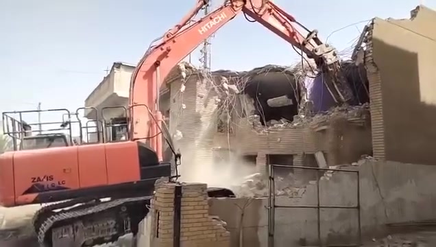 بغداد • هدم وتفليش • رفع انقاض