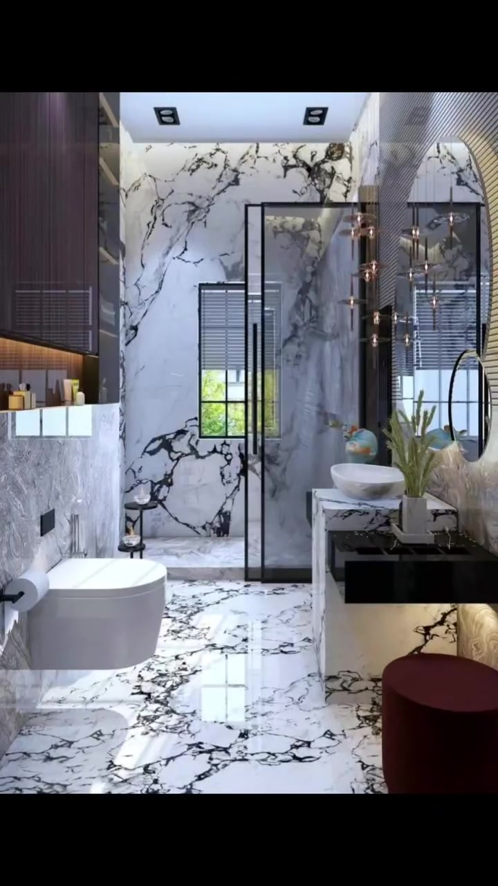 حمام مغربي • دوش مطري • تصميم مخفي