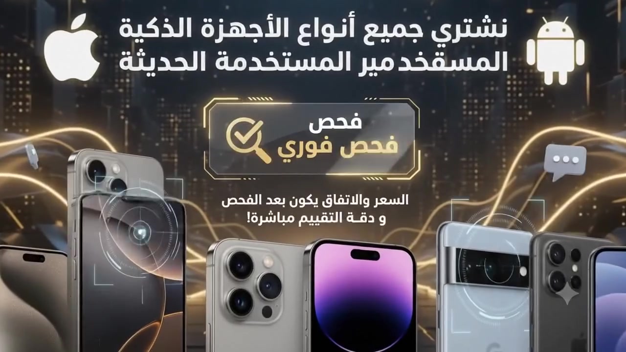 #مكتب_ومنصة_الشروق_يشتري_منك! 📱✨
نستقبل ونشتري جميع أنواع الأجهزة الذكية المستخدمة الحديثة (آيفون 🍏 / أندرويد 🤖).
📌 ملاحظة مهمة: السعر والاتفاق يتم فوراً بعد فحص الجهاز ودقة التقييم.
👇 شعندك جهاز؟ نزله بالتعليقات ورح نجاوبك فوراً!
📲 للتواصل والاستفسار: * واتساب / هاتف: ***********
 * أو عبر رسائل الصفحة (ماسنجر) 📩
📍 العنوان: اسديرة - وسطى الثانية - الفياض
(مقابل منفذ خيرات الرافدين - مجاور صيدلية الدكتور عامر الحسن)
#مكتب_الشروق #منصة_الشروق #بيع_واشتري #هواتف_مستعملة #آيفون #أندرويد #اسديرة
