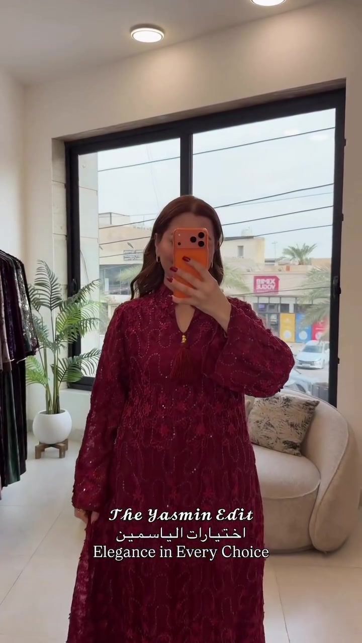 جلابية • مقاسات S-XXL • طول ١٣٠سم