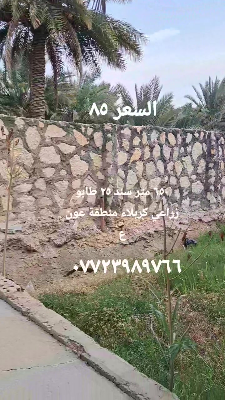 كربلاء عون الحصوة • ٦٥٠م • طابو زراعي