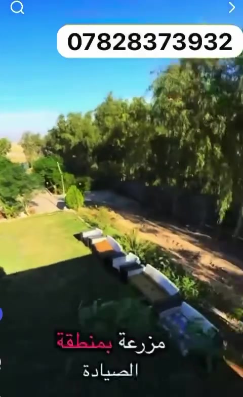 مزرعة سكنية • الصيادة كركوك • أشجار مثمرة