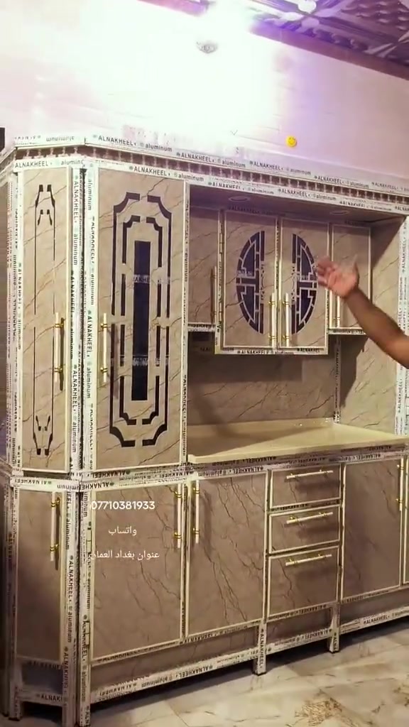 سلام عليكم معرض ابو حسن للكاونترات المنيوم الثقيل عدكم كاونتر قديم نراوسه الكم بجديد مرمر الياف تركي اناره سبوت لايت اراماده حفر استفسار ع وتساب*********** سيتم ارد عليكم بأقرب وقت ممكن
