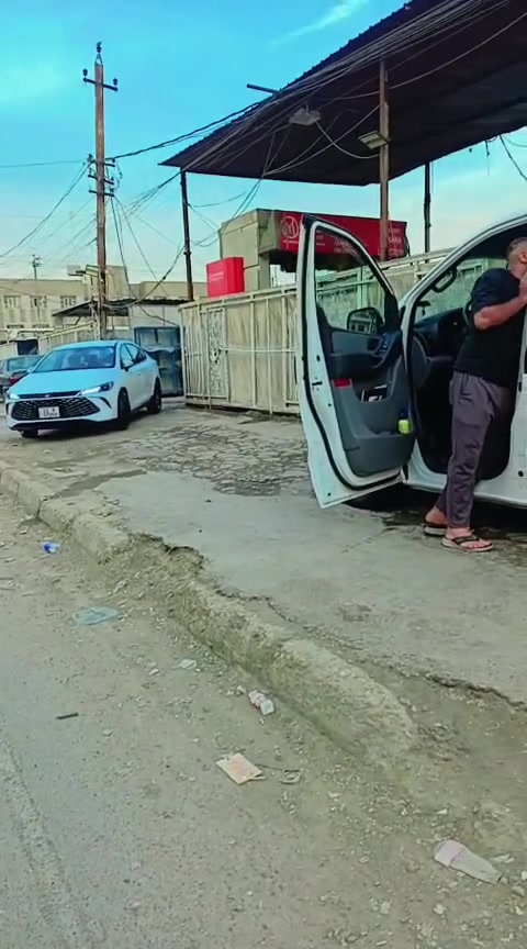 محطة غسيل سيارات • بغداد الجديدة • قرب الملجأ
