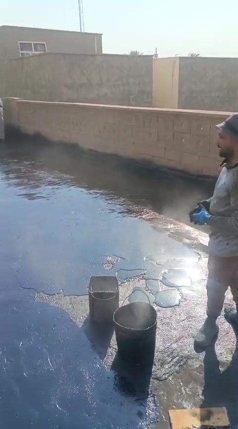 ضع نية الخير في قلبك، وسيتولى الله أمرك، فعلى قدر
 النوايا تكون العطايا

ياربي لك الحمد كما ينبغي لجلال وجهك وعظيم سلطانك 
🔹تم اكمال السطح ماده القير القاط الثاني ومعالجة السطح من التشققات والفطور والرطوبه كما تم معالجة مراكد المياه في السطح ب ماده القير درجه اولى ضمان مايسيح ولا يمصخ 
🔷 تفاصيل العمل: قاط الأول تزفيت السطح من التشققات والفطور وبعدها يتم القاط الثاني القير 
✅ مستعدين لتقيير الاسطح والمباني الحكومية وتقيير احواض الماء من الرطوبه 
✅وتزفيت القطع الأراضي والرباطات والجدران والارضيات من الرطوبه الارضه 
✅وعمل ماستك السطوح وتصليح الماستك القديم كوي واضافة 
✅ وعمل ماده الايزوكام الدرجه الاولى عازل حراري 
✅عمل وفرش الباد السعودي 
✅ وعمل ماده البيضاء للاسطح بكافه انواعها شبكه او بدون شبكه عازل حراري 
📍عملي في كافة أنحاء محافضة الأنبار: جوده عاليه في العمل وجوده المواد وبأنسب الأسعار 
📞 الاتصال والاستفسار         ***********   ابو آدم المحمدي
