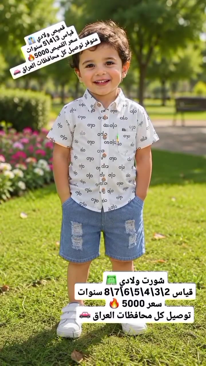 تخفيضات نهاية الموسم
للحجز 📲***********《
توصيل أربيل 3000 
توصيل محافظات 5000 
 #ملابس_اطفال #ولادي #تخفيضات_نهاية_الموسم_الصيفي 
 #توصيل_كل_محافظات_العراق
