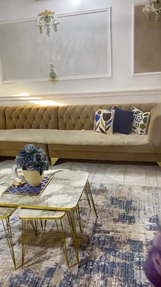 ديوان 7م • طاولة طعام 6كراسي • دوشك نفرين 180-200