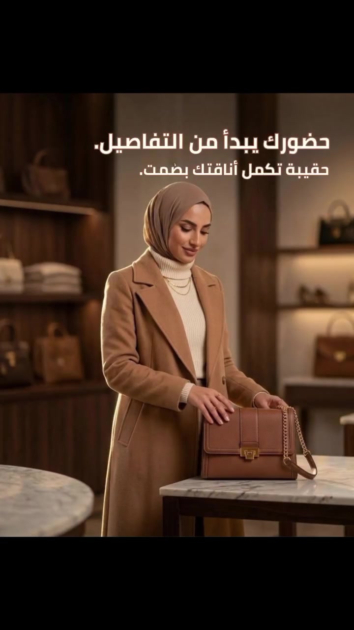 "التفاصيل الي تصنع الفخامة 👜✨
جلد فاخر بلمسة يدوية، خياطة دقيقة تحكي حرفية عالية، وتفصيلة ذهبية تضيف لمسة من الرقي لكل إطلالة.
حقيبة ما تكمل مظهرك بس.. تعكس ذوقك وشخصيتك.
مرري الصور وشوفي كل التفاصيل 👉
متوفرة الحين — راسلينا وياتساب للطلب 🤝"
#حقائب_فاخرة #موضة_راقية #إكسسوارات_نسائية #ستايل #فخامة أناقة موضة_عراقية لمسة_فخامة
