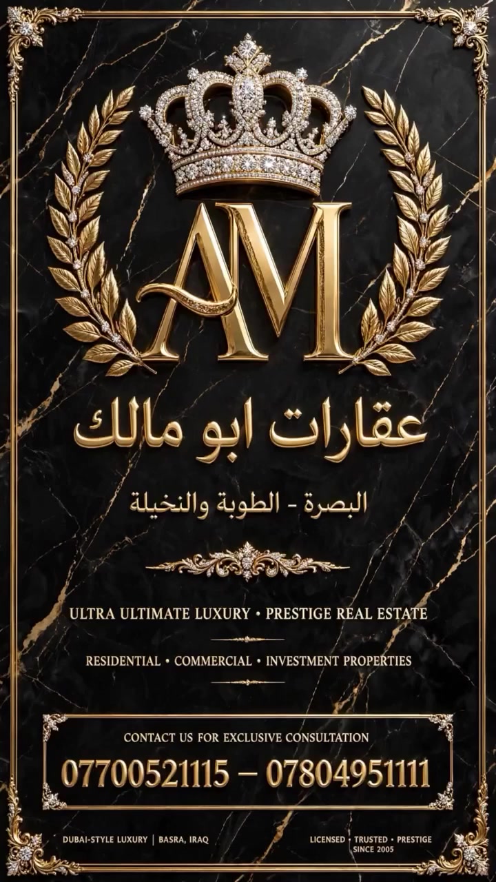عقارات ابو مالك • الطوبة والنخيلة • أراضي