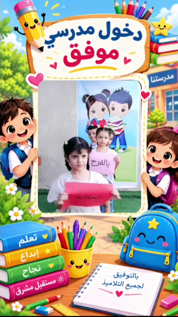💕من هنا يبدأ كل شيء💕
👭🧑‍🤝‍🧑أول خطوة .. أول حرف .. أول حلم💞
روضة أنوار الربيع الاهلية ترحب بكم 
العنوان: زعفرانية/حي الزهور 
للاتصال والاستفسار  :
***********
