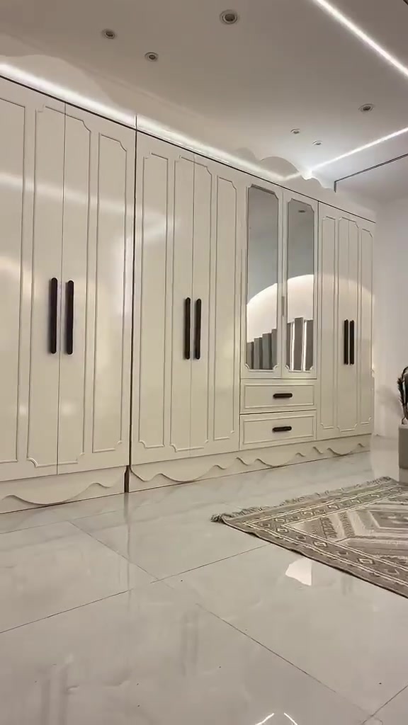 غرفة نوم • تصميم راقي • الأنوار ابو مصطفى
