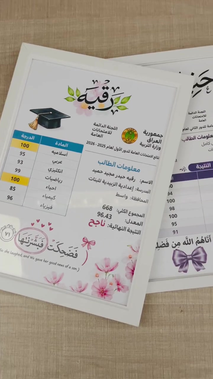 تصميم وطباعة لوحات التخرج والنجاح
..
للطلب والاستفسار 
مراسلتنا على واتس اب 
***********
تليكرام Irag555
