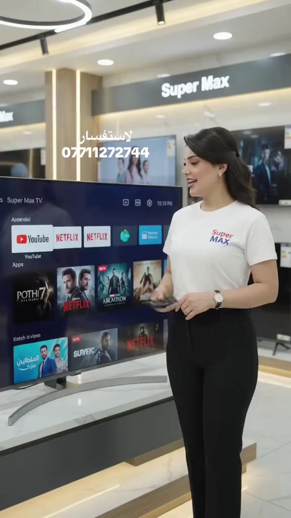 شاشة ٦٠ بوصة • سمارت • سوبر ماكس