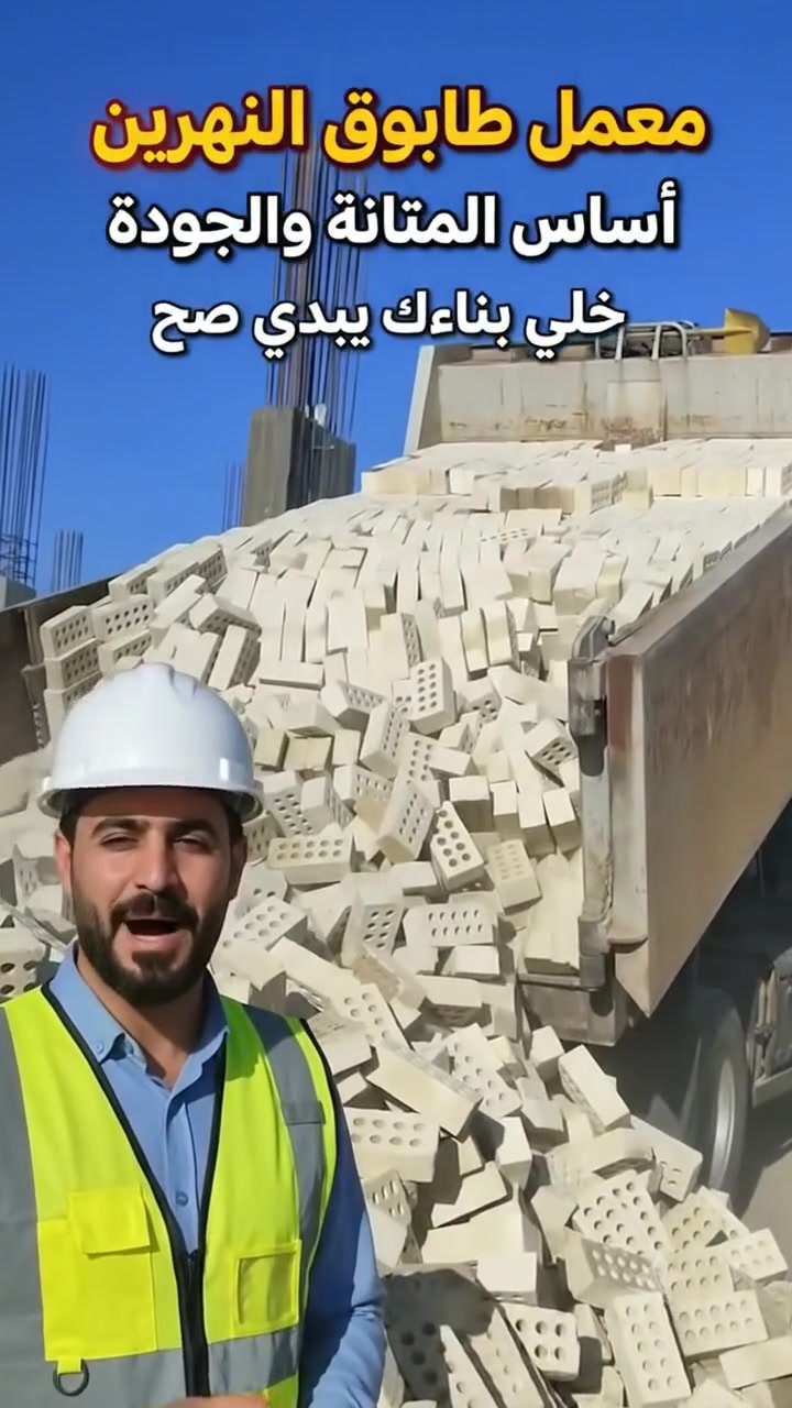 طابوقنا … أساس المتانة والجودة 🧱✨
خلي بناءك يبدي صح ويكمل بثقة كاملة
#معمل_طابوق_النهرين
العنوان : بغداد النهروان 
* تجهيز منتظم و آمن و توصيل جميع محافظات العراق 
للحجز و الأستفسار  : 📞 ***********
📞 ***********
