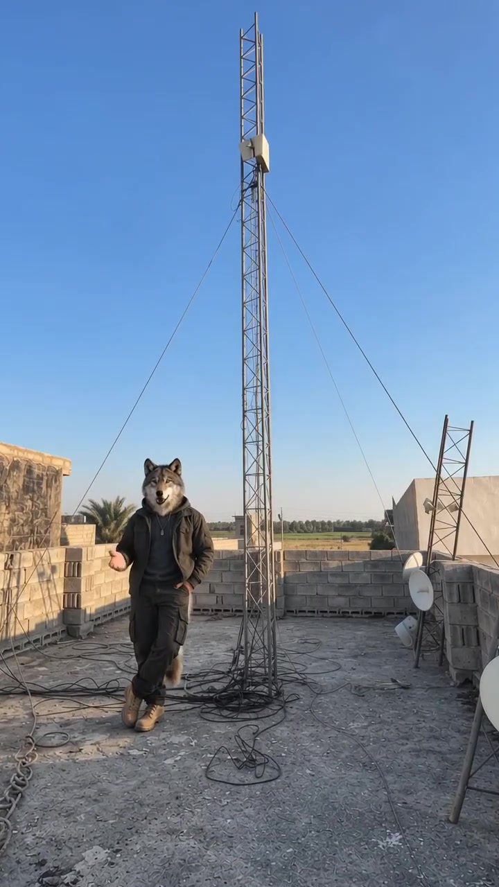 نصب البرج • تفصيخ البرج • حديد جديد