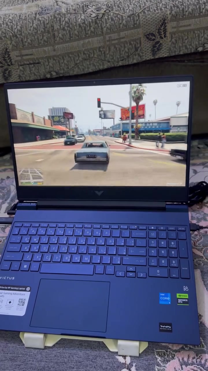 السلام عليكم لابتوب hp gaming  victus  core 5جيل 12 —رام 16–هارد2 تيرا كارت نوع ssd السريع جدا جدا كارت شاشة خارجي-4 گيگا 3050 نوع H  RTX شاشة 144 هيرتز فولHDحجم الشاشة 15.6 حجم ستندر بطارية 4 ساعة استخدام عادي 200 واط مع جنطة و ماوس وستاند وجوستك نظافة-99-100 السعر 850 الف اتصال او واتساب *********** من رخصة الادمن
