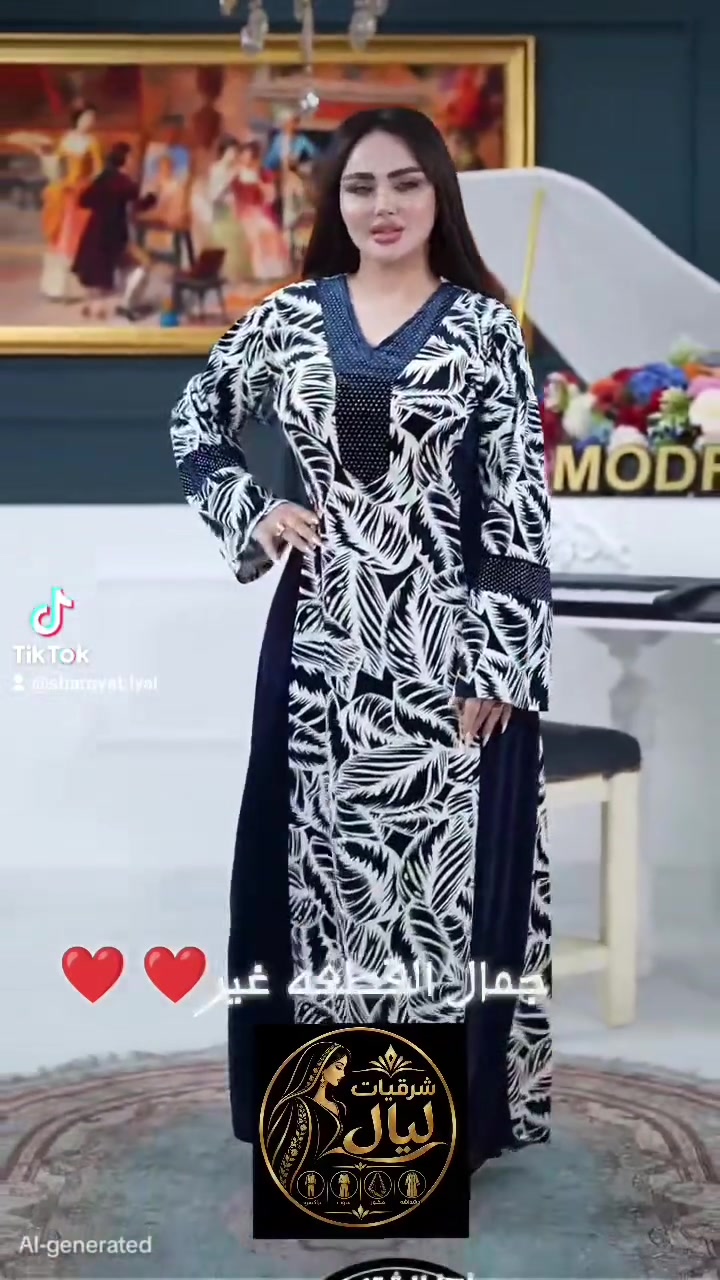 فستان • مقاسات L-XL-XXL • شرقيات ليال