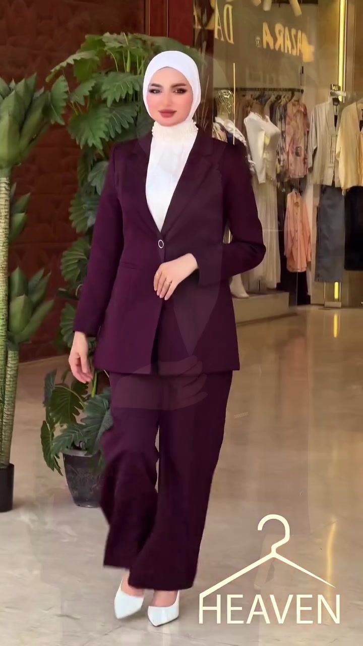 ⁨	✨ طقم راقي وتفاصيله تخبل 🤎
متوفر بقياسات 38 إلى 48
💰 السعر: 90 ألف

الألوان: أسود، نيلي، نود، سماوي، عسلي 🤍

السترابلس متوفر بأشكال وأنواع مختلفة وبقياسات كاملة
والحجاب متوفر أيضاً ✨

📲 للطلب راسلونا دايركت
***********
📍 زيونة - شارع الربيعي - مجمع الألنيوم - مقابل كوزمتك هدى يوسف⁩

نص مكتوب في الصور:
- HEAVEN