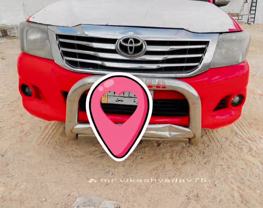 هايلوكس ٢٠١٥ • ضربه داخليه • رقم بصرة