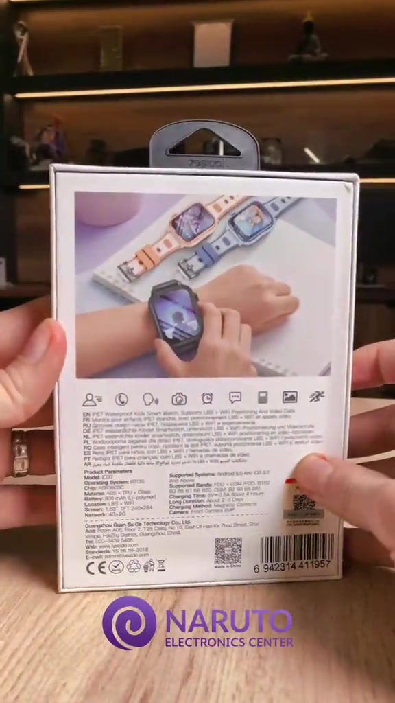⌚️ YASIDO 1O37 – Kids Smart Watch ساعة ذكية للأطفال تجمع بين التواصل، المتابعة والترفيه بتصميم لطيف ومميز 💙🧡🖤 📱 شاشة 1.83 إنش 📡 تدعم شبكة 2G + 4G 📞 مكالمات وتواصل 📍 مناسبة لمتابعة الطفل والتواصل وياه متوفرة بأكثر من لون لدى ناروتو سنتر ✨ أوقات العمل من ساعة 10 صباحاً لغاية 11 مساءاً عدا يوم الجمعة من ساعة 4 لغاية 11 مساءاً   العنوان : البصرة / العباسية / مقابل شركة آسياسيل أرقام المركز المبيعات :  *********** - ***********   الصيانة : *********** - ***********  الالعاب : ***********  #YASIDO #KidsSmartWatch #SmartWatch #NarutoCenter #Basra    

نص مكتوب في الصور:
- NARUTO ELECTRONICS CENTER