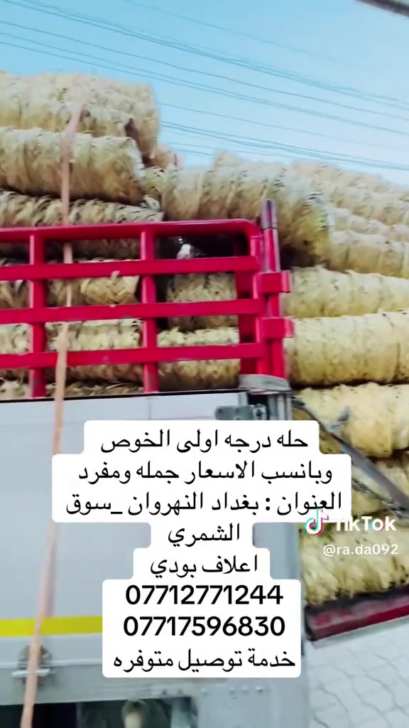 ***********  متوفر خدمت توصيل داخل النهروان 

سعر المفرد. 650 دينار 
سعر الجمله. 600 دينار 

سعر 10 حله.   6500. 
سعر 20. حله 13000 الف 
سعر 30 حله.   19,500 
سعر 40 حله.   26000الف 
سعر 50 حله.   32,500 
سعر 60 حله. 39000 الف 
سعر. 70 حله. 45,500 
سعر 80 حله. 52000 الف 
سعر. 90 حله. 58,500 
سعر. 100 حله. 65000 الف 
  

فوك 100 حله يصير سعره جوه 650, دينار
