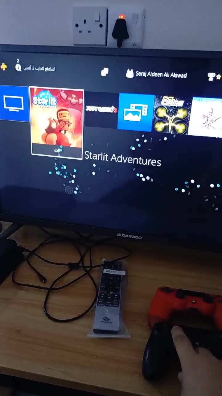 Playstation 4 slim
بلي٤ سلم للبيع
جوستك عدد ٢ (واحدة اصلية والثانية تجارية)
كيبل شحن اصلي للجوستك
اقراص جديدة عدد ٨ موضحة بالصور
يو بي اس بقدرة ساعة عند انقطاع الكهرباء
شاشة DAEWOO (بدون HDR)
ميز خشب مكتبي مناسب للدراسة او للبلي

ملاحظة: منفذ الاقراص في بعض الاحيان يحتاج ادخال القرص اكثر من مرة لكي يقرأه البلي لكنها حالات نادرة
التحديث الى آخر تحديث من الشركة ١٤

السعر ٣٠٠ ألف قفل من دون اجور النقل

الموقع حي اور / بغداد
هلا، تگدر تذكرلي سعة البلي سْليم شكد بالضبط؟ 500GB لو 1TB، وهل بيه أي صيانة أو تبديل هارد سابق؟: 
500GB، فقط تبديل هارد
بالنسبة للشاشة DAEWOO، شكد حجمها تقريباً؟ وهل بيها أي مشاكل مثل خطوط، بكسلات ميتة، أو ضعف بالإضاءة؟: 
٣٥ بوصة اتوقع، لا يوجد مثل هكذا مشاكل
الـ UPS من نوع Nexxt شكد سعته أو موديله بالضبط؟ والبطارية بيها جديدة لو مستخدمة، وشكد تقريباً تكعد وقت فصل الكهرباء؟: 
البطارية جديدة، ساعة كاملة مع التلفزيون
الأقراص الثمانية أصلية لو نسخ؟ وإذا ممكن تذكر عناوينهن كاملة وحالتها شلون (نظيفة/مخدوشة)؟: 
اصليات بدون خدوش
وترى البيع شامل البگج كله لو تقبل تبيع القطع منفصلة؟ وشنو أقل سعر نهائي إذا الشراي يجي يستلم من حي أور؟: 
البيع كامل الا اذا المشتري جداً ما يحتاج قطعة من المذكورات