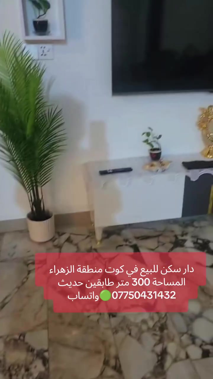 كوت الزهراء • ٣٠٠م • للبيع