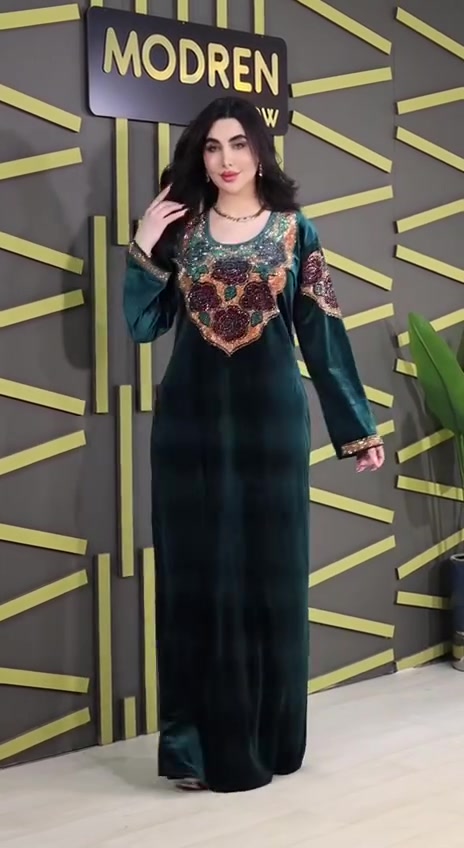 دشداشة قديفة • ماسة تركية DMC • L XL XXL