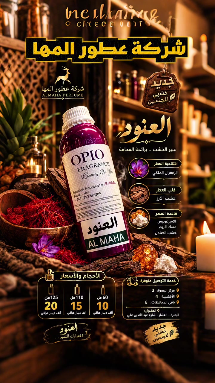 عطور المها • زعفران ملكي • البصرة