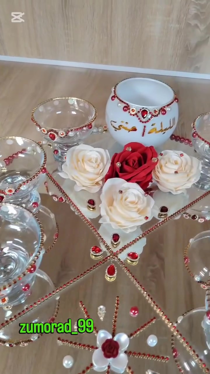 صينية حنة • كرستال • ٥٠ سم