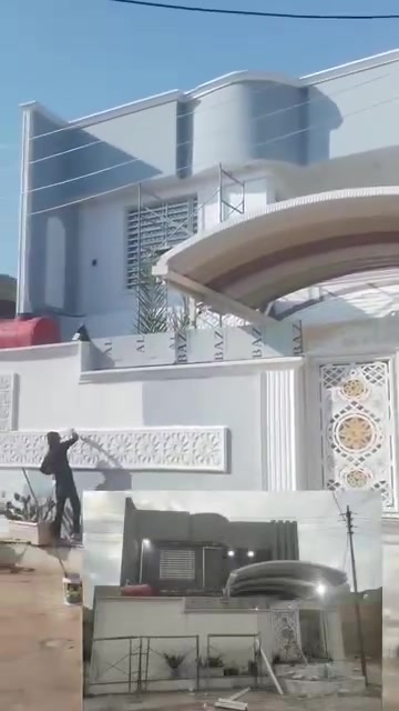 صبغ واجهات مع تطعيم فوم اسعار مناسبه عنوان #النجف استفسار اتصل ***********
