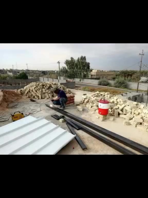 من رخصة الادمن عم سقف بيتونه بالسندويج بنل 6 متر في 5 متر *********** واتساب مكاني زعفرانية
