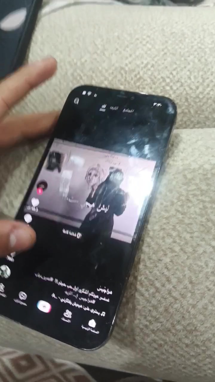شاشة مكسورة • لمس شغال • بطارية ٧٨٪