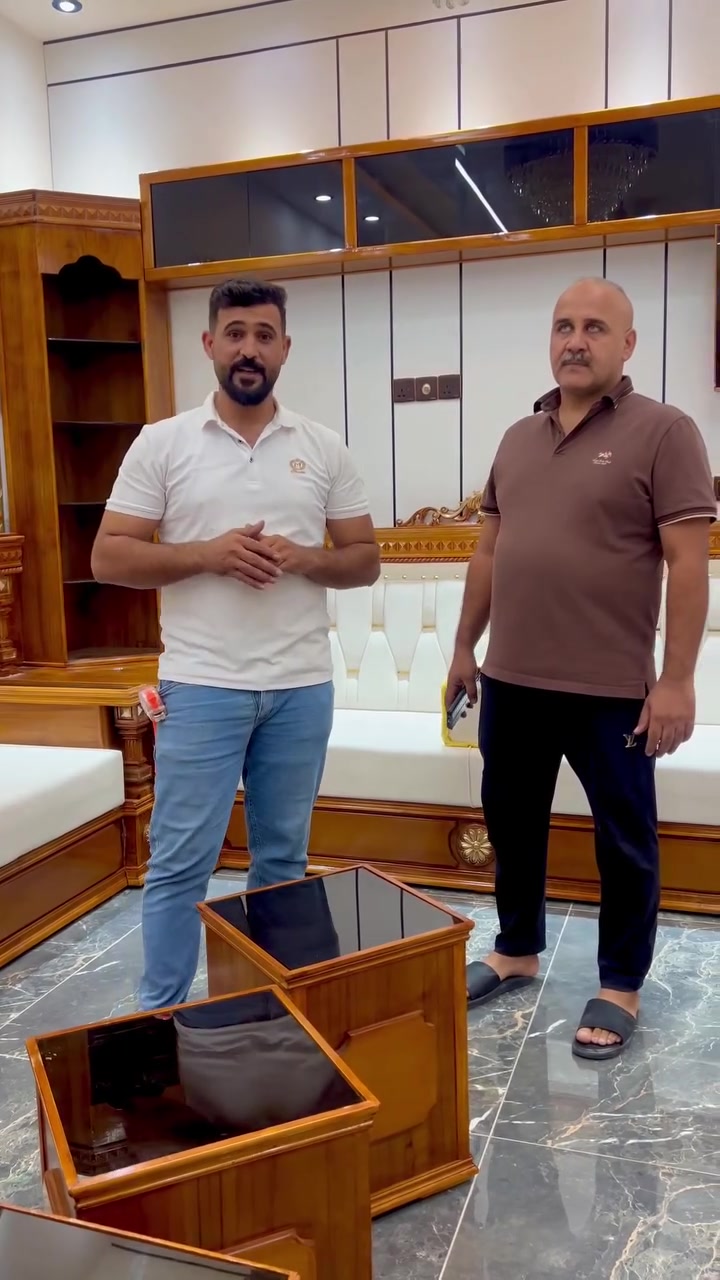 معمل قحطان العزاوي ✅

تم تسليم ديوان زان مصري✅

الى الاخ ابو رهف في محافضة ديالى✅

شغل درجه اولى ضمان 10 سنوات✅

للستفسار/***********🚚🚚
