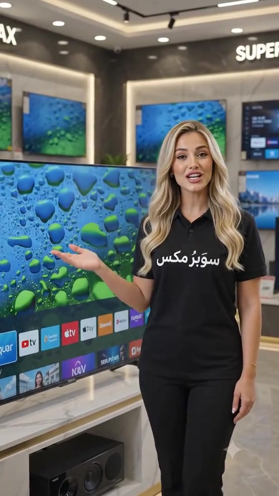 ✨ وفرنالكم عرض التقسيط المريح من سوبر مكس! 📺 كل اللي عليك تختار الشاشة اللي تناسبك، وإحنا نوصلها إلك لباب البيت 🚚 📞 للاستفسار والحجز: *********** ***********
