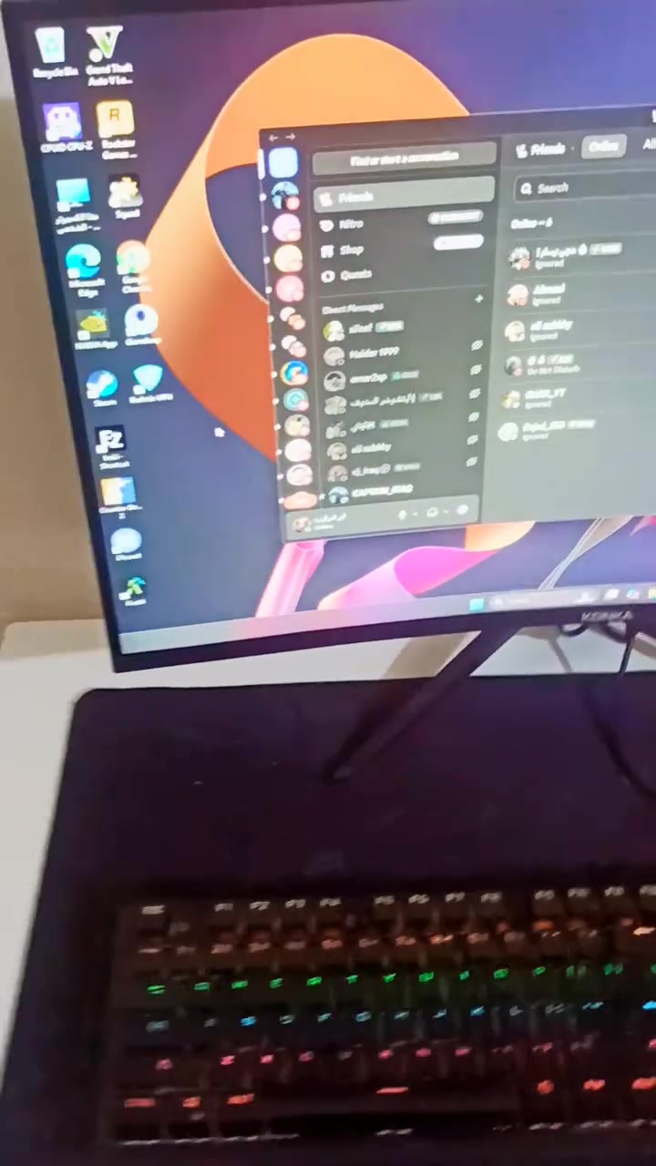 رايزن ٥٦٠٠x • كرت ٣٠٦٠ تي آي • شاشة ٢٧ ١٦٥هرتز