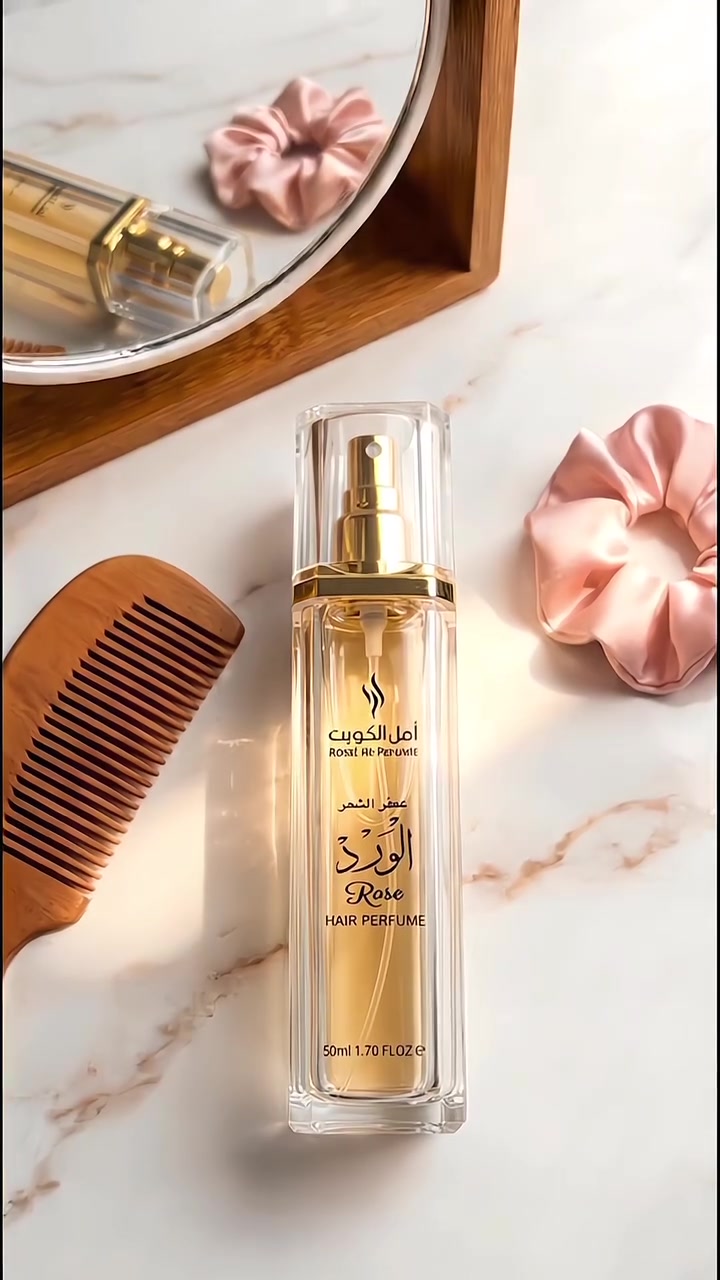 عطر شعر • رائحة ورد • ثبات عالي