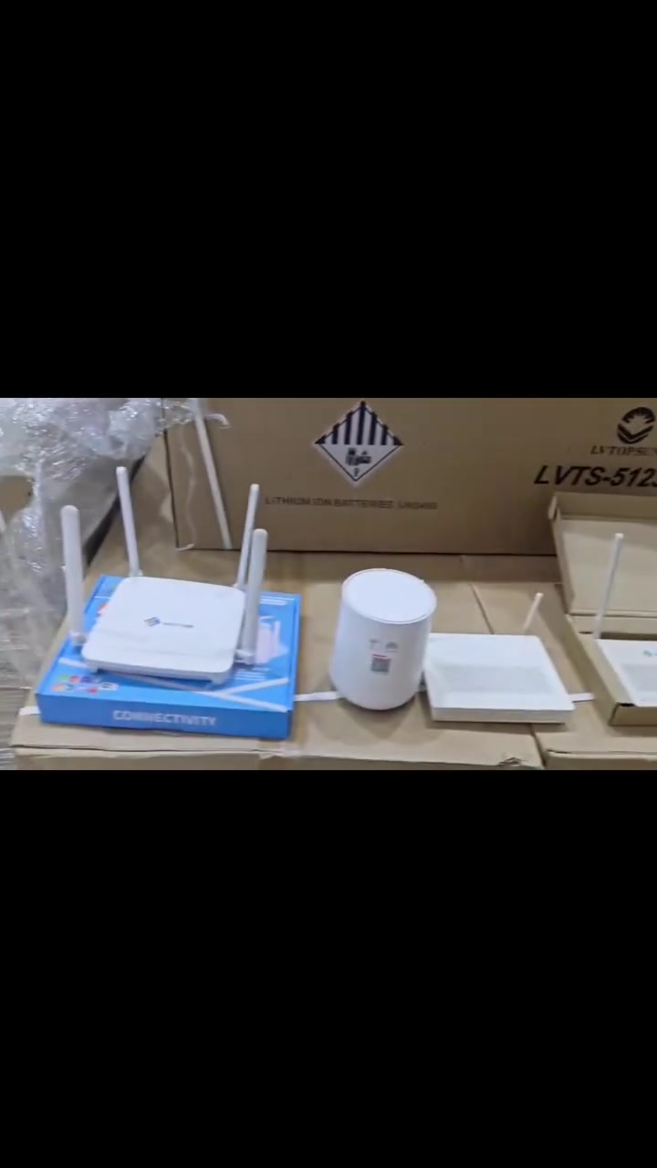 كابل CAT6 • مزود طاقة PoE • طقم ألياف FTTH