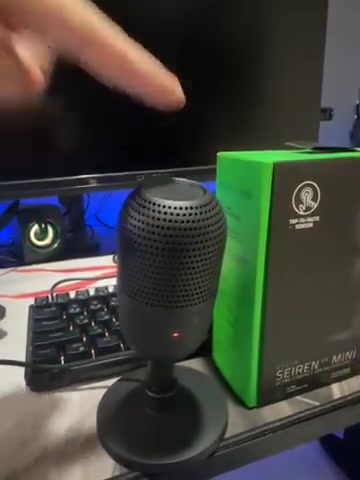 مايكروفون ريزر Seiren V3 Mini • مستعمل شهر • بلا توصيل