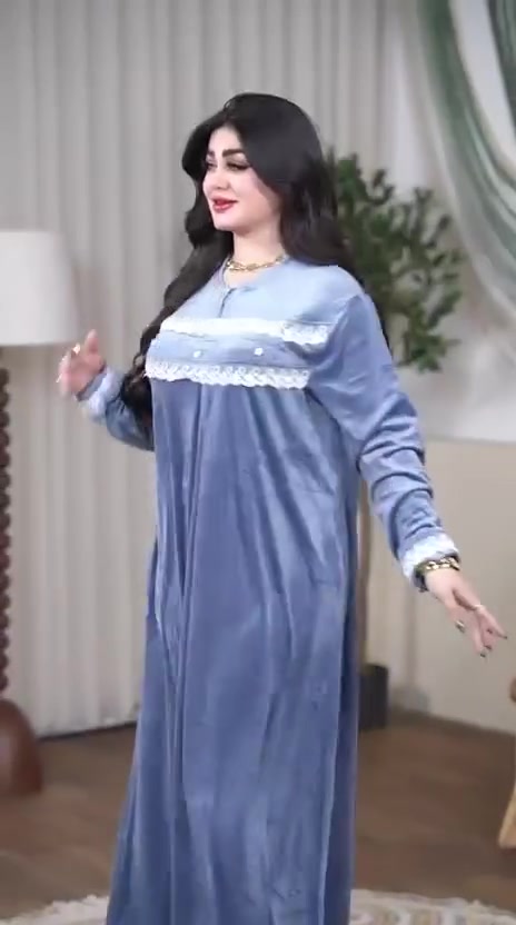 دشداشة مخمل • تونسي جاكار • مقاسات L إلى 3XL