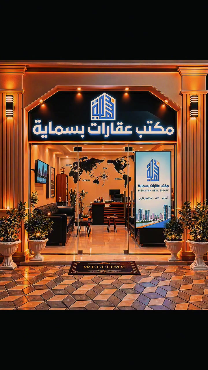 🏠 الآن في مكتب عقارات بسماية
🎉 تم افتتاح منصة «عقاري» في مكتبنا

لتصبح معاملاتك العقارية أكثر أماناً ووضوحاً وتنظيماً، وبإشراف مكتب عقاري مجاز ومسجل ضمن منصة «عقاري».

🔹 توثيق وتنظيم المعلومات العقارية

🔹 تعزيز أمان وموثوقية التعاملات

🔹 المساعدة في التحقق من بيانات العقار

🔹 تقليل مخاطر التعاملات العقارية غير الموثوقة

🔹 خدمات عقارية عبر منصة رسمية وبطريقة أكثر تنظيماً

📍 مكتب عقارات بسماية – المجمع السكني النفطي

☎️ للاستفسار والتواصل:

***********

***********

🔑 الآن عقارك في أمان… وخدمتك العقارية في مكان واحد
