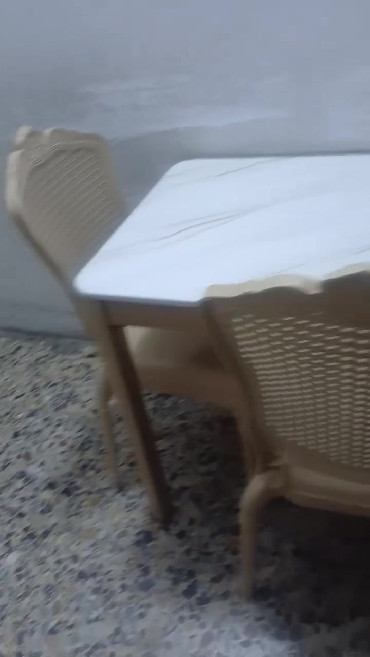 ميز مرمر • زولية • ٣ كراسي
