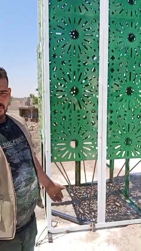 الحمدلله تم تنصيب منارة في بيجي ***********
