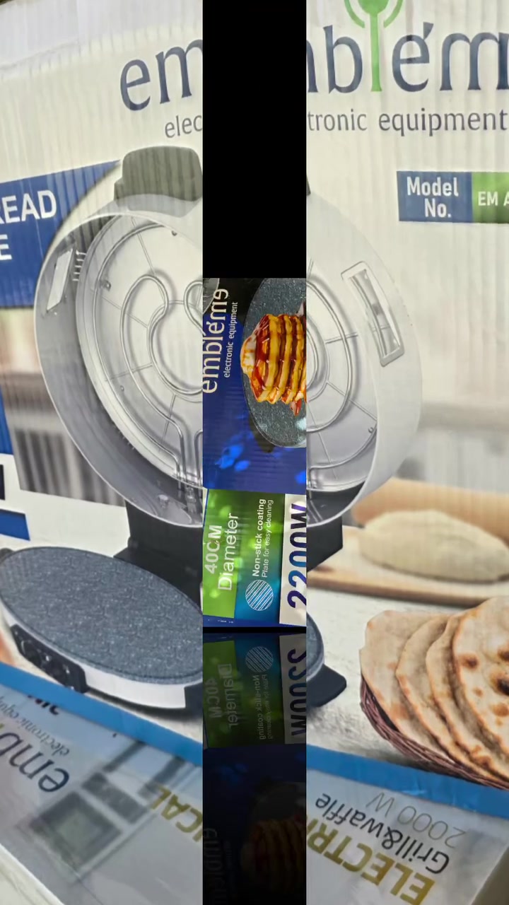 🔥🥞 الخبز العربي والكريب صار أسهل وأسرع! 🔥

✨ صانعة الخبز العربي والكريب الكهربائية من Emblem ✨
الجهاز العملي اللي يجمعلكِ أكثر من استخدام بجهاز واحد 😍🔥

💥 قدرة قوية 2200 واط
⚡ تسخين سريع وأداء عالي
🥞 مثالية لتحضير الكريب والخبز العربي
🍕 مناسبة للمعجنات والبيتزا والاستخدامات المتنوعة
🔥 حرارة عالية لتحمير وتسوية سريعة
✨ صفيحة بطبقة Non-Stick مانعة للالتصاق لسهولة الاستخدام والتنظيف
🎯 الموديل: EM AB25W
🏠 تصميم عصري وأنيق يضيف لمسة حلوة لمطبخك

يعني جهاز واحد… شغل أكثر… ووقت أقل بالمطبخ 😍👌
100 الف فقط 
🚨 متوفرة الآن في معرض الكرادة للأجهزة الكهربائية 🚨
📦 توصيل لجميع محافظات العراق ولحد باب البيت

📍 العنوان: السماوة – حي الصدر – استدارة الساعة – مقابل مطعم دجلة – قرب ستديو الروان للتصوير
📞 للحجز والاستفسار واتساب أو اتصال: ***********

#معرض_الكرادة_للأجهزة_الكهربائية
#Emblem
#صانعة_الخبز
#صانعة_الكريب
#أجهزة_مطبخ
#أجهزة_كهربائية
#عروض_معرض_الكرادة
#السماوة
