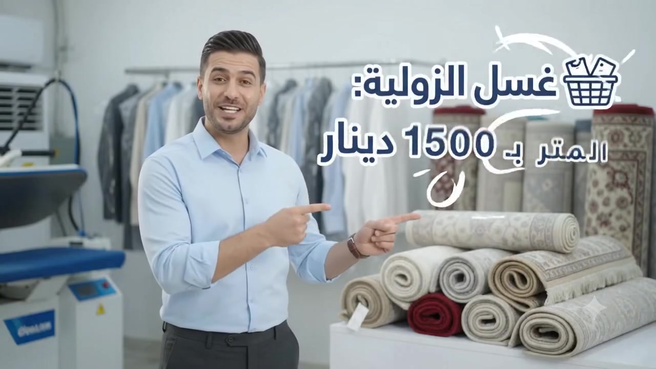 مكوى الأمير للغسيل الجاف
غسل وكوي ملابس خلال دقائق 
وغسل زوالي متر الف ونص 
غسل بطانيه 5 العنوان البلديات شارع الكهرباء خلف عالم اللحوم 
توصيل مجاني فقط للزوالي 
  ‏‪***********‬‏
